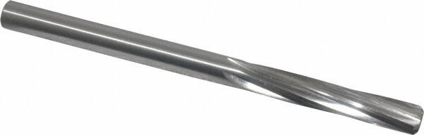 Made in USA - 0.3135" High Speed Steel 6 Flute Chucking Reamer - Spiral Flute, 0.3135" Straight Shank, 1-1/2" Flute Length, 4-1/2" OAL - Americas Industrial Supply