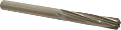 Made in USA - 0.4355" High Speed Steel 6 Flute Chucking Reamer - Spiral Flute, 0.4355" Straight Shank, 1-3/4" Flute Length, 5-1/2" OAL - Americas Industrial Supply