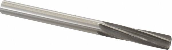 Made in USA - 0.4995" High Speed Steel 6 Flute Dowel Pin Chucking Reamer - Americas Industrial Supply