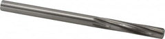 Made in USA - Letter M High Speed Steel 6 Flute Chucking Reamer - Spiral Flute, 0.295" Straight Shank, 1-1/2" Flute Length, 4-3/8" OAL - Americas Industrial Supply