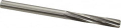 Made in USA - Letter Q High Speed Steel 6 Flute Chucking Reamer - Spiral Flute, 0.332" Straight Shank, 1-1/2" Flute Length, 4-3/4" OAL - Americas Industrial Supply