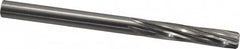 Made in USA - Letter U High Speed Steel 6 Flute Chucking Reamer - Spiral Flute, 0.368" Straight Shank, 1-3/4" Flute Length, 5" OAL - Americas Industrial Supply