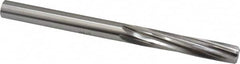 Made in USA - Letter Y High Speed Steel 6 Flute Chucking Reamer - Spiral Flute, 0.404" Straight Shank, 1-3/4" Flute Length, 5-1/4" OAL - Americas Industrial Supply