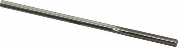 Made in USA - 7/32" Cobalt 6 Flute Chucking Reamer - Straight Flute, 0.2075" Straight Shank, 1-1/4" Flute Length, 5" OAL - Americas Industrial Supply