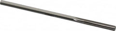 Made in USA - 7/32" Cobalt 6 Flute Chucking Reamer - Straight Flute, 0.2075" Straight Shank, 1-1/4" Flute Length, 5" OAL - Americas Industrial Supply