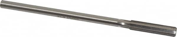 Made in USA - 11/32" Cobalt 6 Flute Chucking Reamer - Straight Flute, 0.2792" Straight Shank, 1-1/2" Flute Length, 6" OAL - Americas Industrial Supply