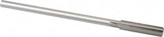 Made in USA - 13/32" Cobalt 6 Flute Chucking Reamer - Straight Flute, 0.3105" Straight Shank, 1-3/4" Flute Length, 7" OAL - Americas Industrial Supply
