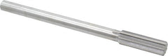 Made in USA - 23/32" Cobalt 8 Flute Chucking Reamer - Straight Flute, 0.5615" Straight Shank, 2-1/4" Flute Length, 9" OAL - Americas Industrial Supply