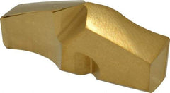 Guhring - Series 1047, 13/16" Diam 140° Replaceable Drill Tip - Carbide, TiN Finish, 2.1 Seat Size, Through Coolant - Americas Industrial Supply