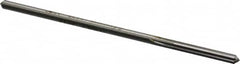 Made in USA - #22 Cobalt 6 Flute Chucking Reamer - Straight Flute, 0.151" Straight Shank, 1" Flute Length, 4" OAL - Americas Industrial Supply