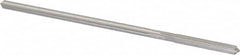 Made in USA - #25 Cobalt 4 Flute Chucking Reamer - Straight Flute, 0.143" Straight Shank, 1" Flute Length, 4" OAL - Americas Industrial Supply