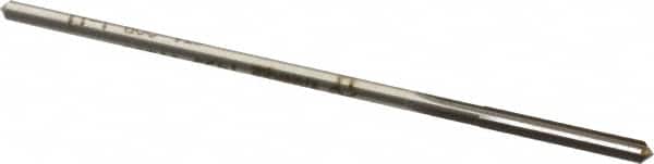 Made in USA - #31 Cobalt 4 Flute Chucking Reamer - Straight Flute, 0.112" Straight Shank, 7/8" Flute Length, 3-1/2" OAL - Americas Industrial Supply