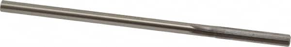 Made in USA - Letter F Cobalt 6 Flute Chucking Reamer - Straight Flute, 1/4" Straight Shank, 1-1/2" Flute Length, 6" OAL - Americas Industrial Supply