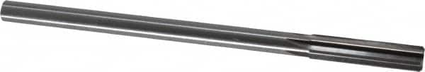 Made in USA - Letter Z Cobalt 6 Flute Chucking Reamer - Straight Flute, 0.373" Straight Shank, 1-3/4" Flute Length, 7" OAL - Americas Industrial Supply