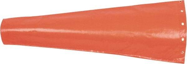 NMC - Vinyl Coated Fabric Wind Sock - 10 Inch Inlet Diameter, 36 Inch Long, Orange - Americas Industrial Supply
