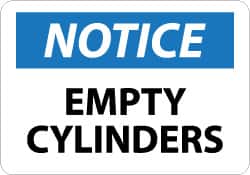 NMC - "Notice - Authorized Personnel Only", 7" Long x 10" Wide, Aluminum Safety Sign - Rectangle, 0.04" Thick, Use for Security & Admittance - Americas Industrial Supply