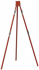 NMC - Tripod Traffic Sign Stand - Aluminum, Compatible with 48" High x 48" Wide Signs - Americas Industrial Supply