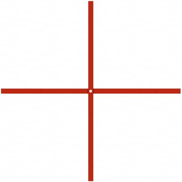 NMC - Roll-Up Traffic Sign Ribs - Fiberglass, Compatible with 48" High x 48" Wide Signs - Americas Industrial Supply