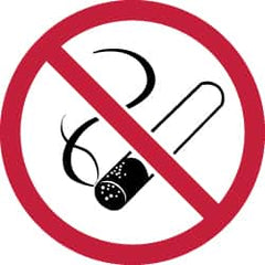 NMC - ISO Label - Black, Red & White, 2" Long x 2" High, Sign Muscle Finish - Americas Industrial Supply