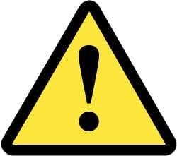 NMC - ISO Label - Black & Yellow, 2" Long x 2" High, Sign Muscle Finish - Americas Industrial Supply