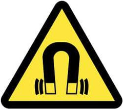 NMC - ISO Label - Black & Yellow, 2" Long x 2" High, Sign Muscle Finish - Americas Industrial Supply