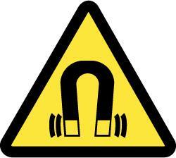 NMC - ISO Label - Black & Yellow, 4" Long x 4" High, Sign Muscle Finish - Americas Industrial Supply