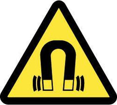 NMC - ISO Label - Black & Yellow, 4" Long x 4" High, Sign Muscle Finish - Americas Industrial Supply