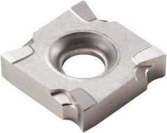 Seco - SNHQ1204504 E05 Grade H25 Carbide Milling Insert - Uncoated, 0.159" Thick, 1/2" Inscribed Circle, 0.016" Corner Radius - Americas Industrial Supply