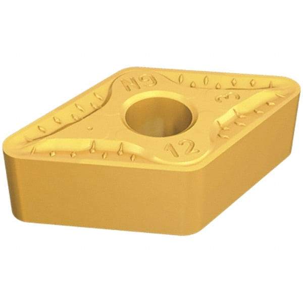 Iscar - DNMG333 GN Grade IC9150 Carbide Turning Insert - TiCN/Al2O3/TiN Finish, 55° Diamond, 3/8" Inscr Circle, 3/16" Thick, 3/64" Corner Radius - Americas Industrial Supply