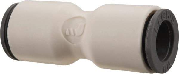 Parker - 1/4" OD, Bio-Sourced Nylon 11 Push-to-Connect Union - 230 Max psi, White - Americas Industrial Supply