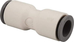 Parker - 3/8" OD, Bio-Sourced Nylon 11 Push-to-Connect Union - 190 Max psi, White - Americas Industrial Supply