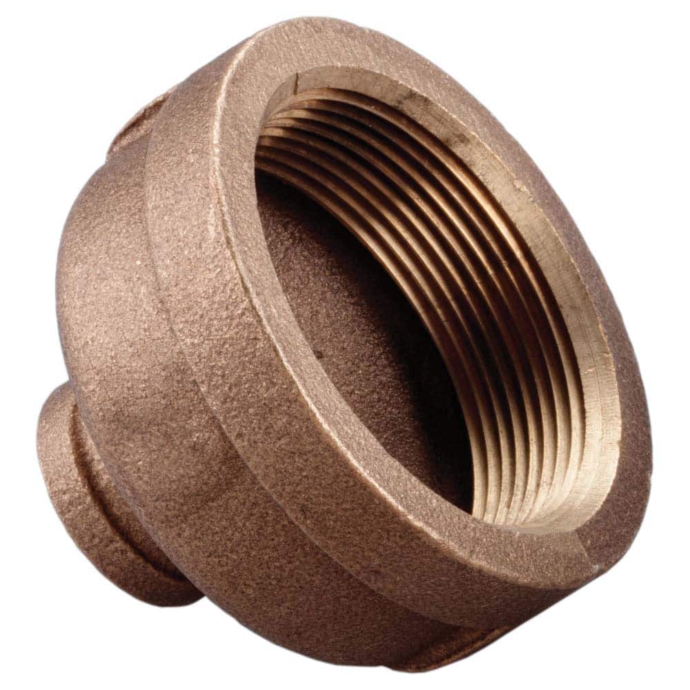 Merit Brass - Brass & Chrome Pipe Fittings Type: Reducing Coupling Fitting Size: 1-1/4 x 1 - Americas Industrial Supply