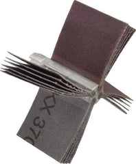 Merit Abrasives - 120 Grit, Coated, Aluminum Oxide Bore Polisher - Fine Grade, 16,000 RPM, Polishes Bores with 2-1/8 to 2-1/2" Diam - Americas Industrial Supply