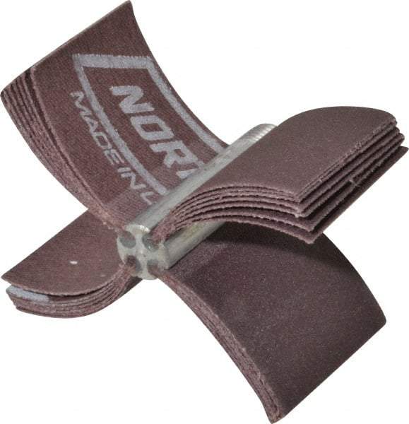 Merit Abrasives - 180 Grit, Coated, Aluminum Oxide Bore Polisher - Very Fine Grade, 16,000 RPM, Polishes Bores with 2-1/8 to 2-1/2" Diam - Americas Industrial Supply