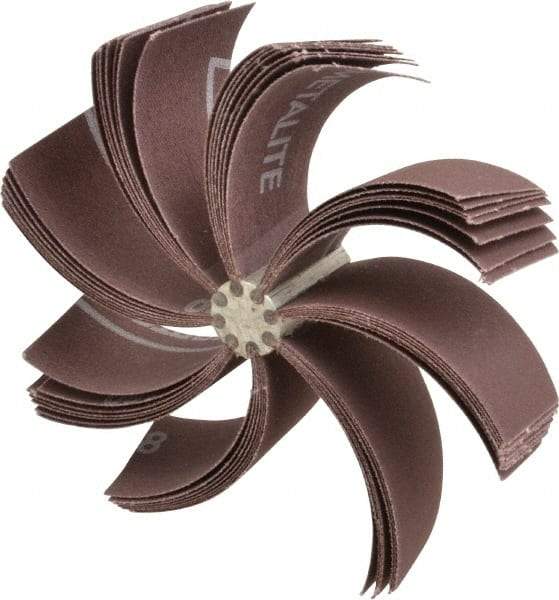 Merit Abrasives - 180 Grit, Coated, Aluminum Oxide Bore Polisher - Very Fine Grade, 8,000 RPM, Polishes Bores with 5-1/4 to 5-7/8" Diam - Americas Industrial Supply