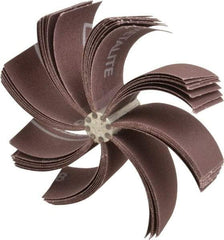 Merit Abrasives - 180 Grit, Coated, Aluminum Oxide Bore Polisher - Very Fine Grade, 8,000 RPM, Polishes Bores with 5-1/4 to 5-7/8" Diam - Americas Industrial Supply