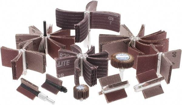 Merit Abrasives - Bore Polisher Test Kit - Polishes Bores with 1 to 5" Diam - Americas Industrial Supply