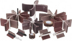 Merit Abrasives - Bore Polisher Test Kit - Polishes Bores with 1 to 5" Diam - Americas Industrial Supply