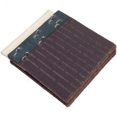 Merit Abrasives - 60 Grit, Scored Surface, Aluminum Oxide Flex Drum Flap Wheel Refill - Medium Grade, 2-3/4" Trim Length x 2" Wide x 1/4" Thick, Resin Bond - Americas Industrial Supply
