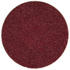 Merit Abrasives - 1-1/2" Disc Diam, 100 Grit, Zirconia Alumina Quick Change Disc - Type R Attaching System, Coated, Blue, Fine Grade, 30,000 RPM - Americas Industrial Supply