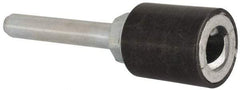 Merit Abrasives - 3/4" Diam Quick-Change Type R Disc Backing Pad - 1/4" Shank Diam, Medium Density, 40,000 RPM, Power-Lock Type 3 Compatible - Americas Industrial Supply