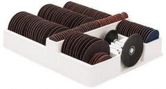 Merit Abrasives - 1, 2, 3" Disc Diam, Abrasive Disc Kit - Coated, Zirconia Alumina - Americas Industrial Supply