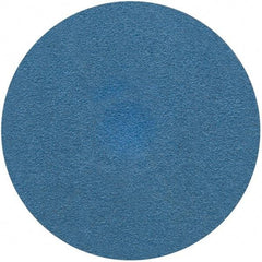 Merit Abrasives - 3" Disc Diam, 80 Grit, Zirconia Alumina Quick Change Disc - Type S Attaching System, Coated, Blue, Medium Grade, 20,000 RPM - Americas Industrial Supply