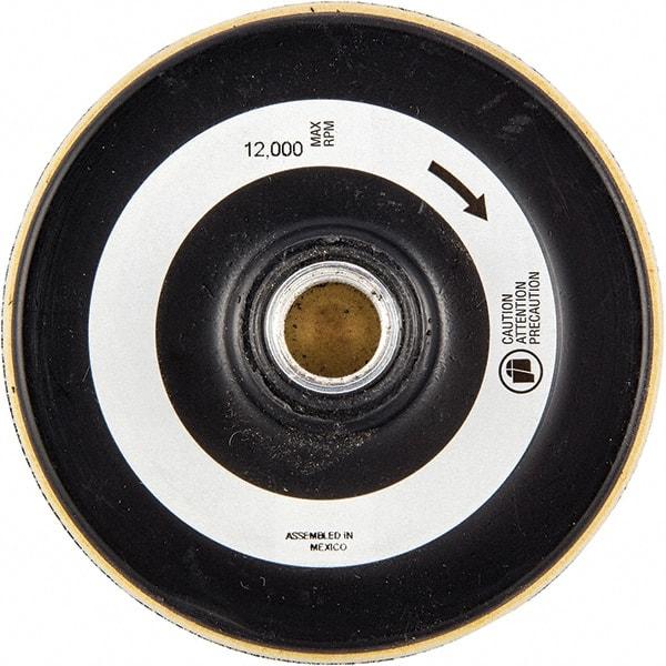Merit Abrasives - 4" Diam Hook & Loop Disc Backing Pad - 13,000 RPM - Americas Industrial Supply