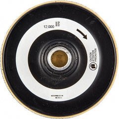 Merit Abrasives - 4" Diam Hook & Loop Disc Backing Pad - 13,000 RPM - Americas Industrial Supply