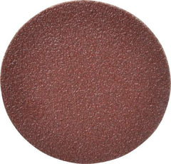 Merit Abrasives - 2" Diam, 60 Grit Aluminum Oxide Adhesive PSA Disc - Coarse Grade, Black, Cloth Backing, Flexible - Americas Industrial Supply