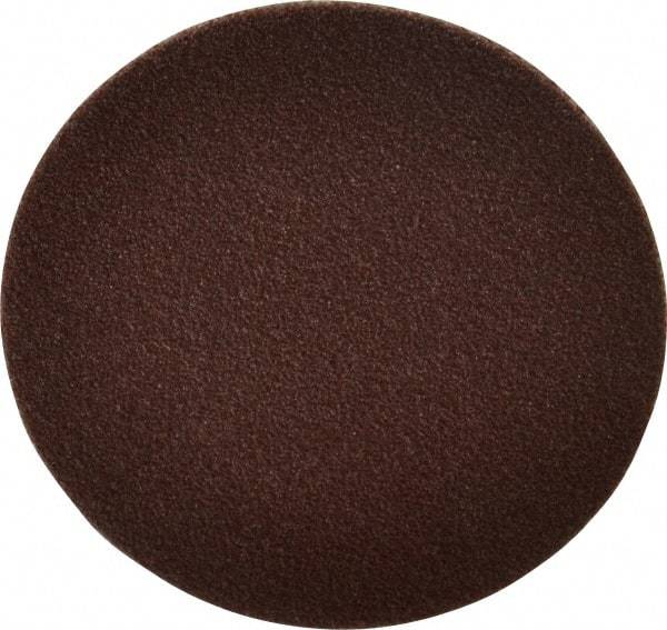 Merit Abrasives - 2" Diam, 100 Grit Aluminum Oxide Adhesive PSA Disc - Medium Grade, Black, Cloth Backing, Flexible - Americas Industrial Supply
