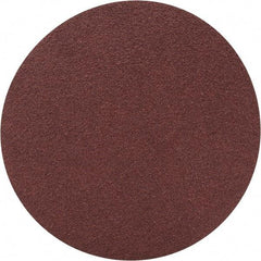 Merit Abrasives - 3" Diam, 100 Grit Aluminum Oxide Adhesive PSA Disc - Medium Grade, Black, Cloth Backing, Flexible - Americas Industrial Supply