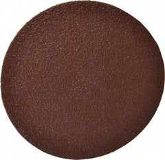 Merit Abrasives - 5" Diam, 36 Grit Aluminum Oxide Adhesive PSA Disc - Very Coarse, Black, Cloth Backing, Flexible - Americas Industrial Supply