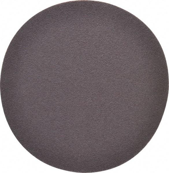 Merit Abrasives - 5" Diam, 80 Grit Aluminum Oxide Adhesive PSA Disc - Coarse Grade, Black, Cloth Backing, Flexible - Americas Industrial Supply